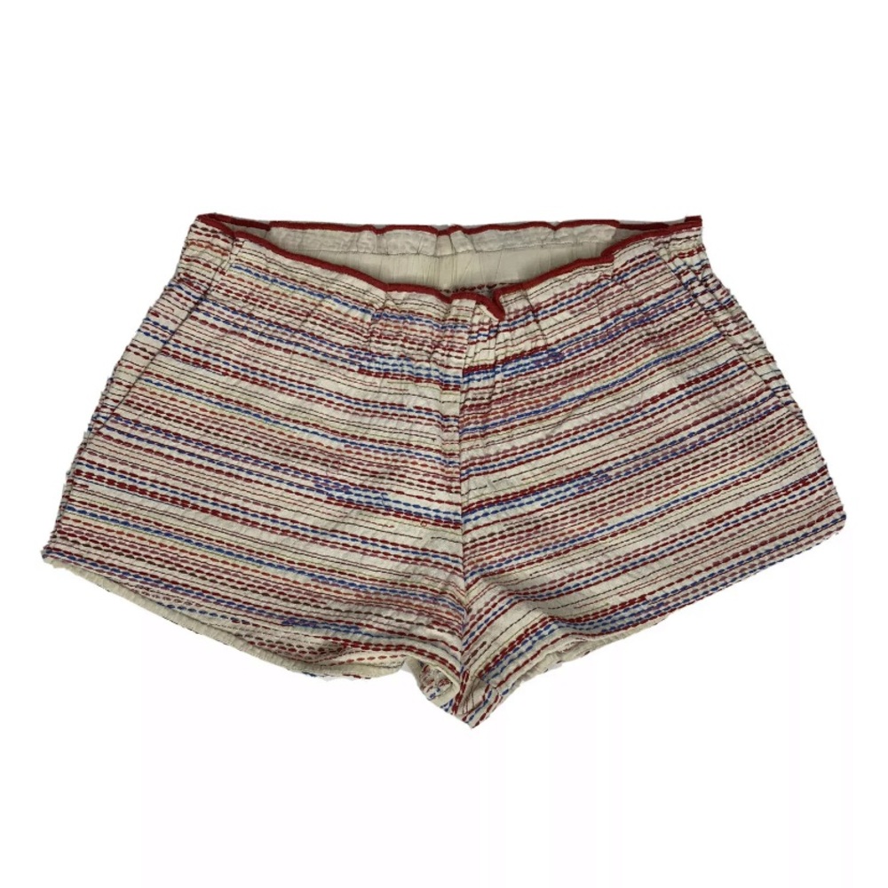 Maje Multicolor Striped Women Shorts